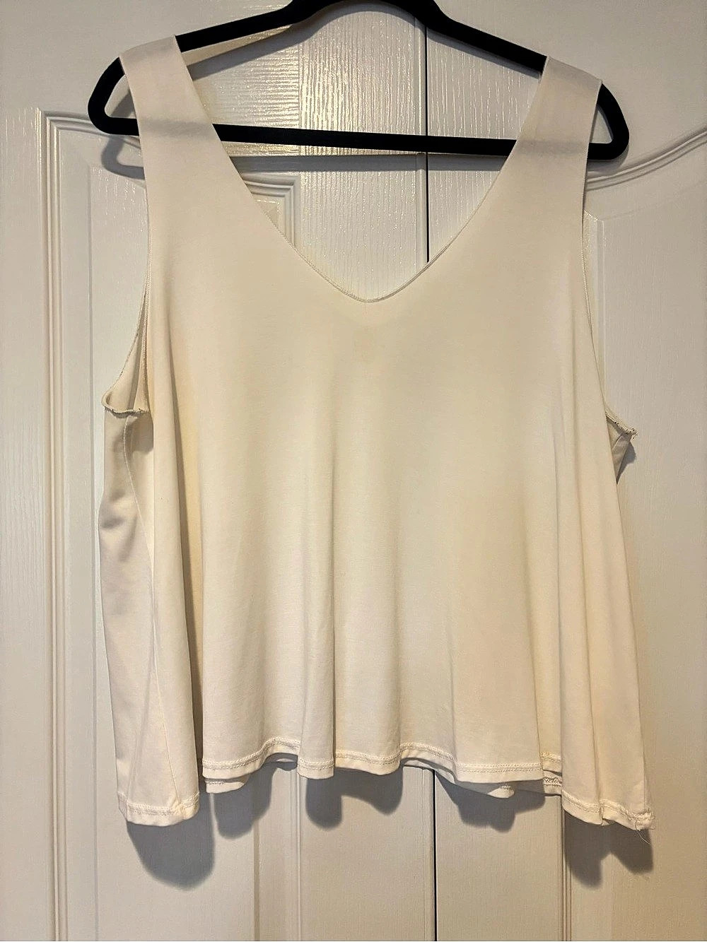 ABOUND Sleeveless Swing Tank Top in Cream
